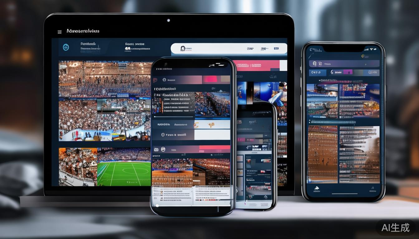 值得一提的是，球盟会app还支持多终端同步观看，无